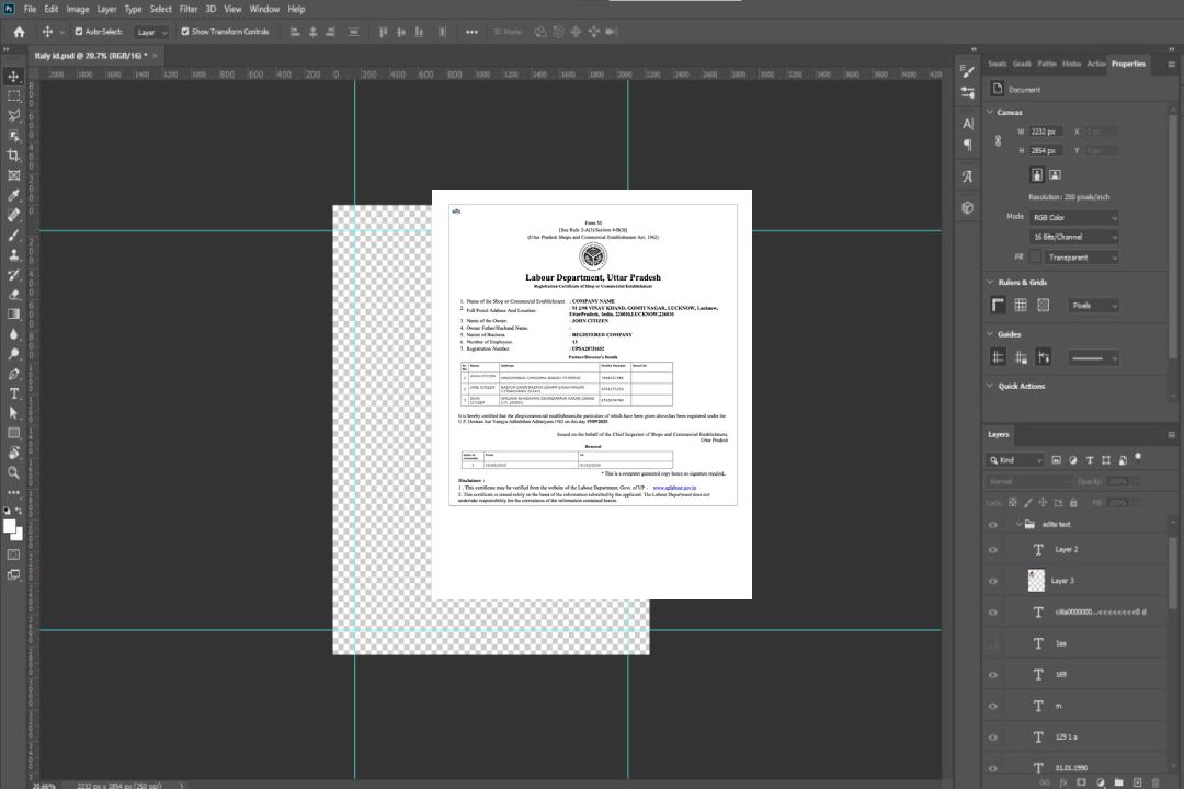 Inde Uttar Pradesh Certificat d'enregistrement d'un magasin ou d'un établissement commercial Modèle Word et PDF template Inde Uttar Pradesh Certificat d'enregistrement d'un magasin ou d'un établissement commercial Modèle Word et PDF template
